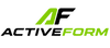 Activeform logo with a stylized AF icon in green and black above the brand name ACTIVEFORM on a white background.